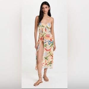 NWT Farm Rio Copacabana Swim Cover-Up Eyelet Multicolor Size M